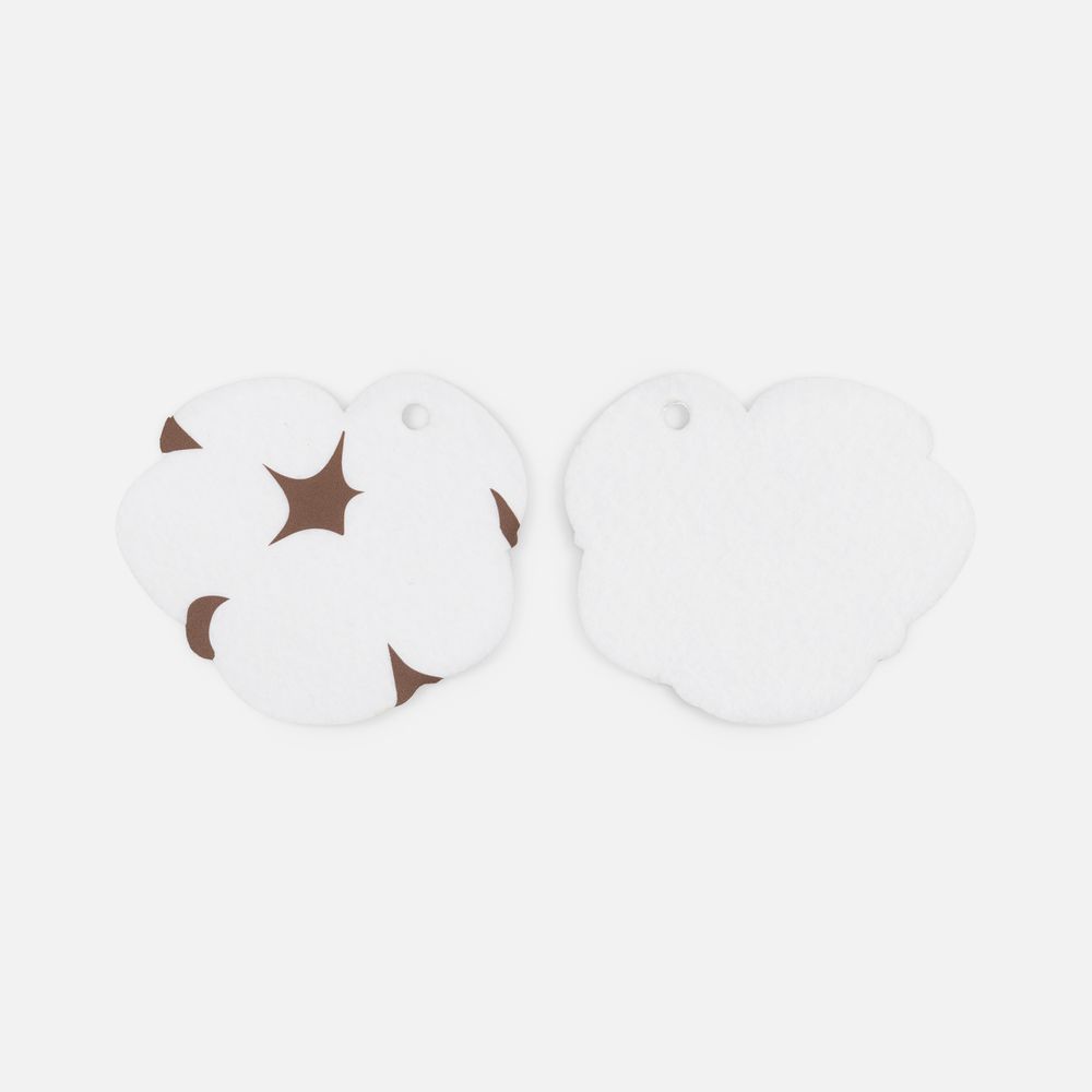 Шеврон из фетра Felt M, белый / Миниатюра WWW (1000)