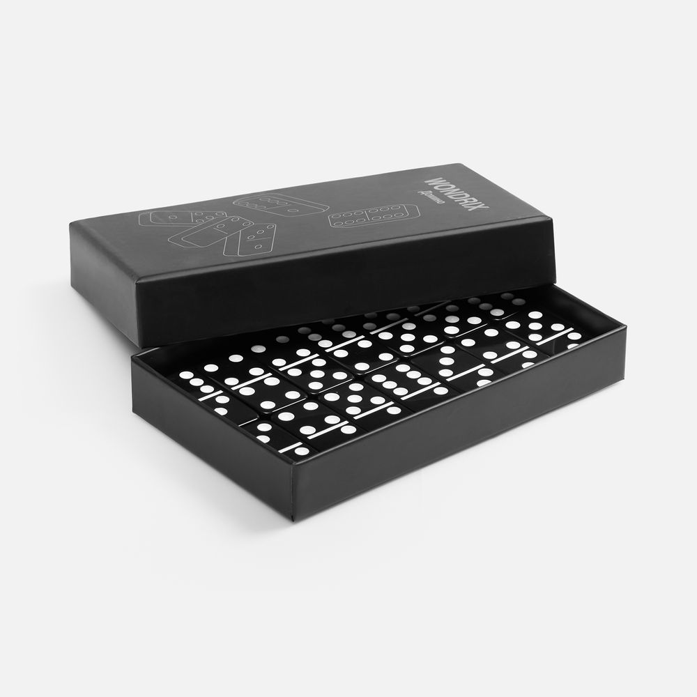 Домино Wondrix, черное / Миниатюра WWW (1000)