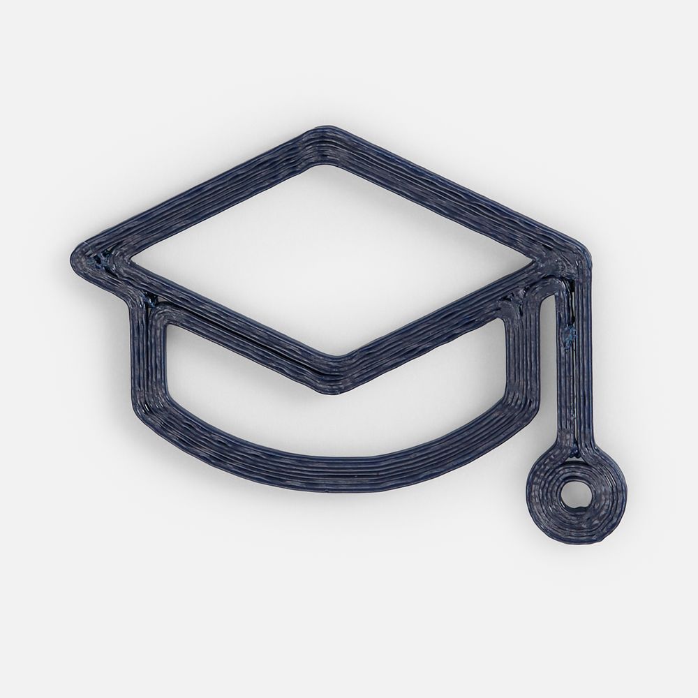 Подвеска Industry, 3D-печать на заказ, шапочка студента / Миниатюра WWW (1000)