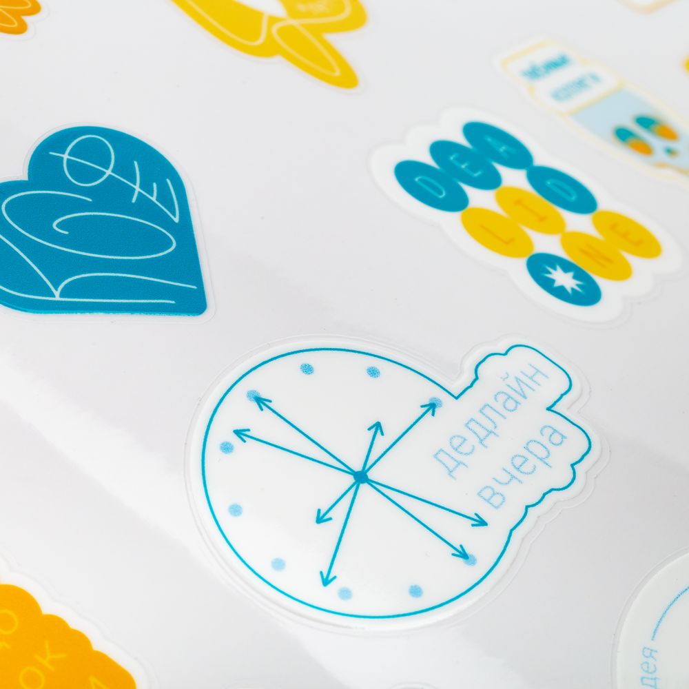 Наклейки UV-DTF Stiker Pack на заказ, L / Миниатюра WWW (1000)
