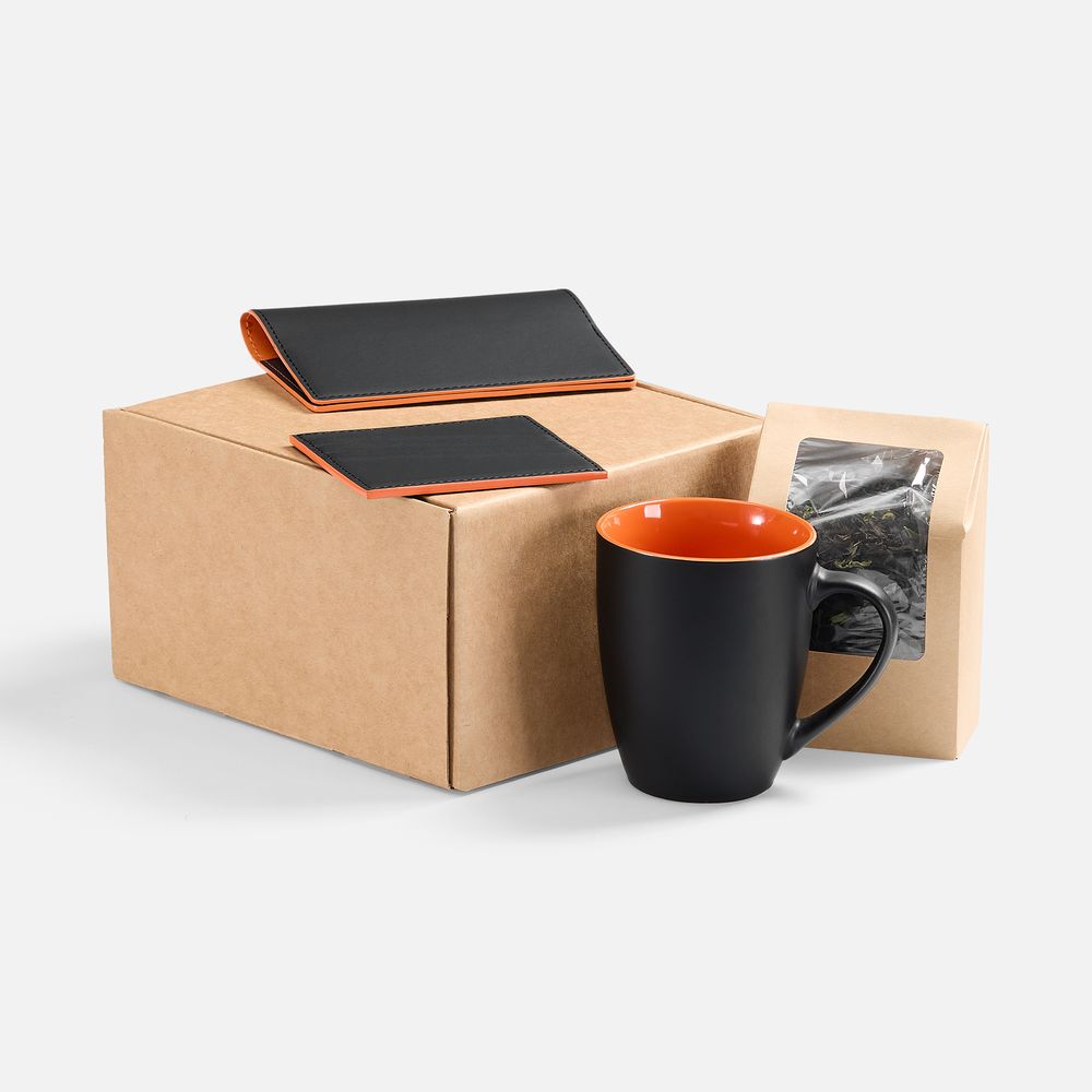 Набор Multimo Tea, черный с оранжевым / Миниатюра WWW (1000)