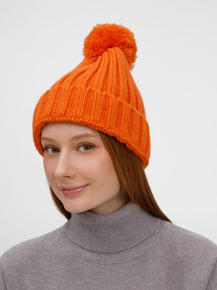 Шапка HappyGo, оранжевая / Миниатюра WWW (1000)