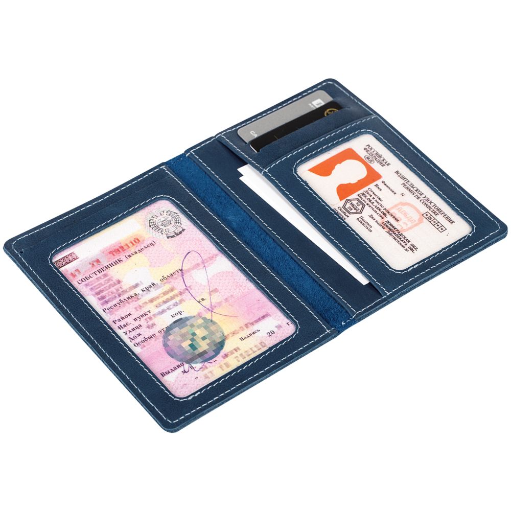 Бумажник водителя Apache, синий / Миниатюра WWW (1000)