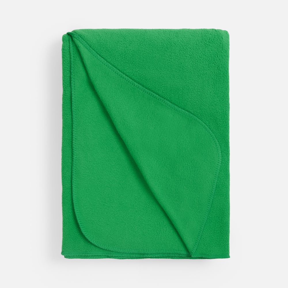 Флисовый плед Warm&Peace, зеленый / Миниатюра WWW (1000)