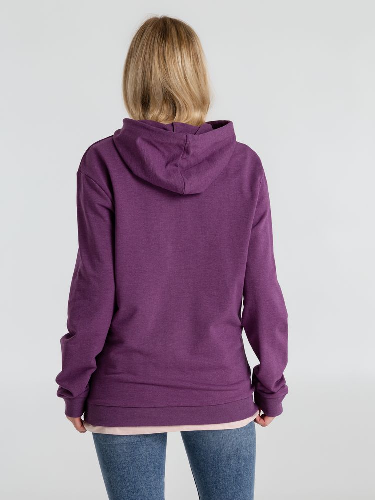 Толстовка с капюшоном унисекс Hoodie, фиолетовый меланж / Миниатюра WWW (1000)