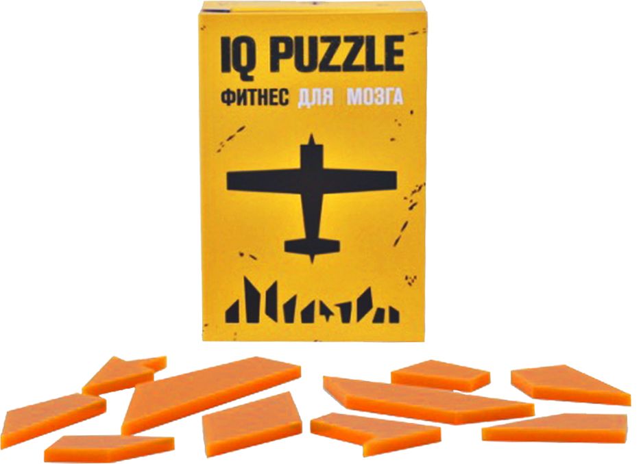 Головоломка IQ Puzzle, самолет / Миниатюра WWW (1000)