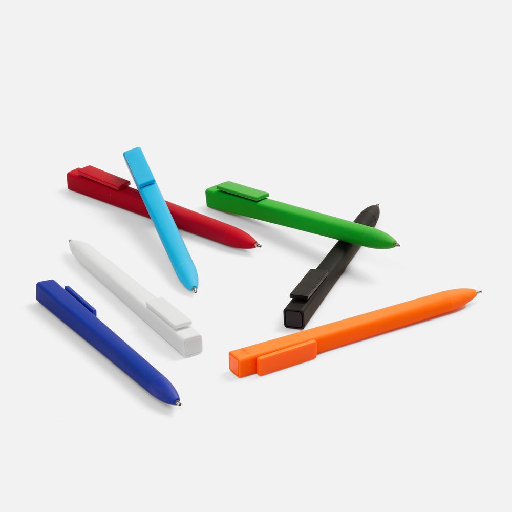 Ручка шариковая Swiper SQ Soft Touch, синяя / Миниатюра WWW (1000)