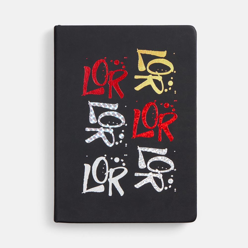 Ежедневник Cortado, недатированный, черный / Миниатюра нанесения (1000)