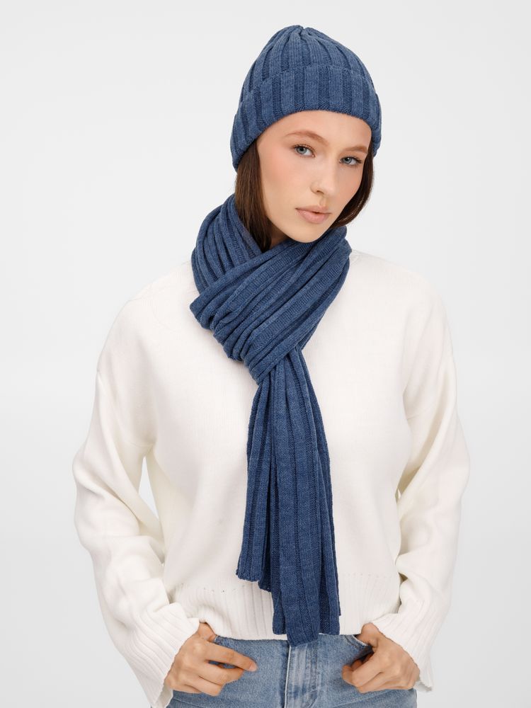 Шарф Metelitsa, синий меланж (джинс) / Миниатюра WWW (1000)