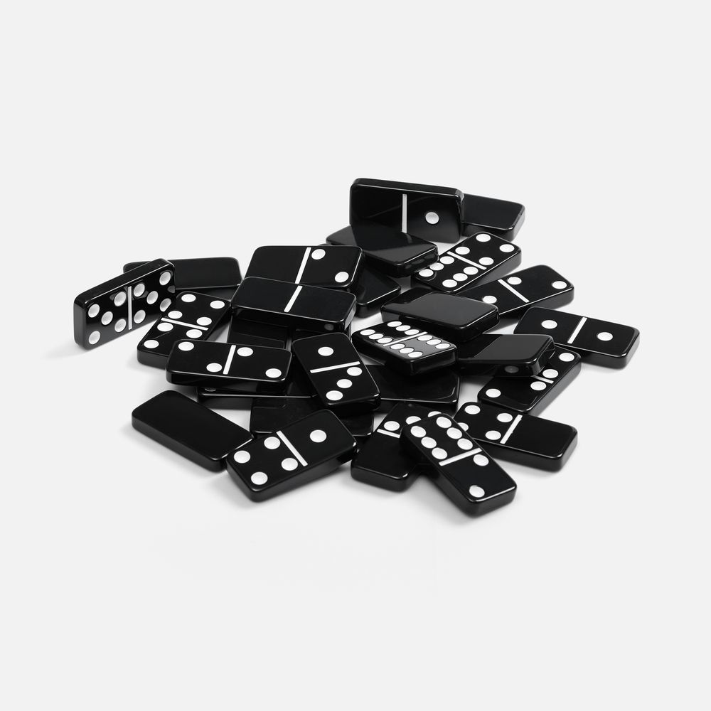 Домино Wondrix, черное / Миниатюра WWW (1000)