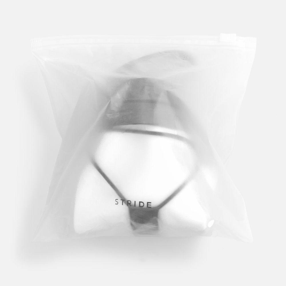 Складная бутылка для воды Langfossen, белая / Миниатюра (упак) (1000)