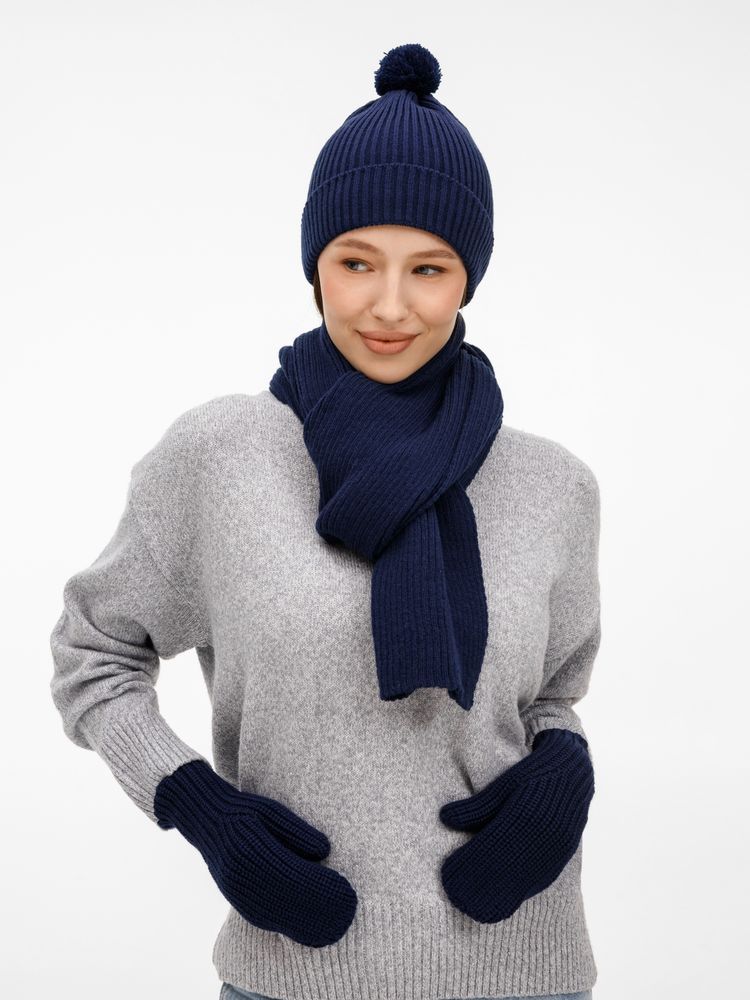 Шарф Catch Match, темно-синий / Миниатюра WWW (1000)