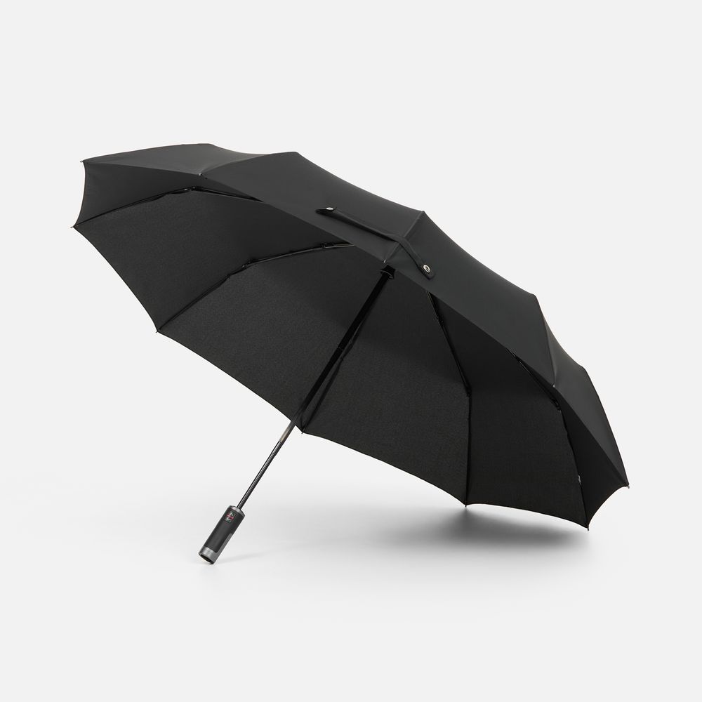 Зонт складной Regenfall, черный / Миниатюра WWW (1000)