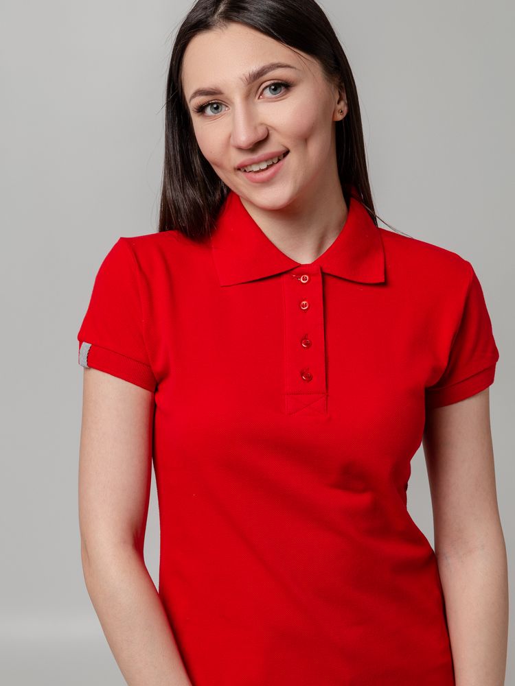 Рубашка поло женская Virma Premium Lady, красная / Миниатюра WWW (1000)