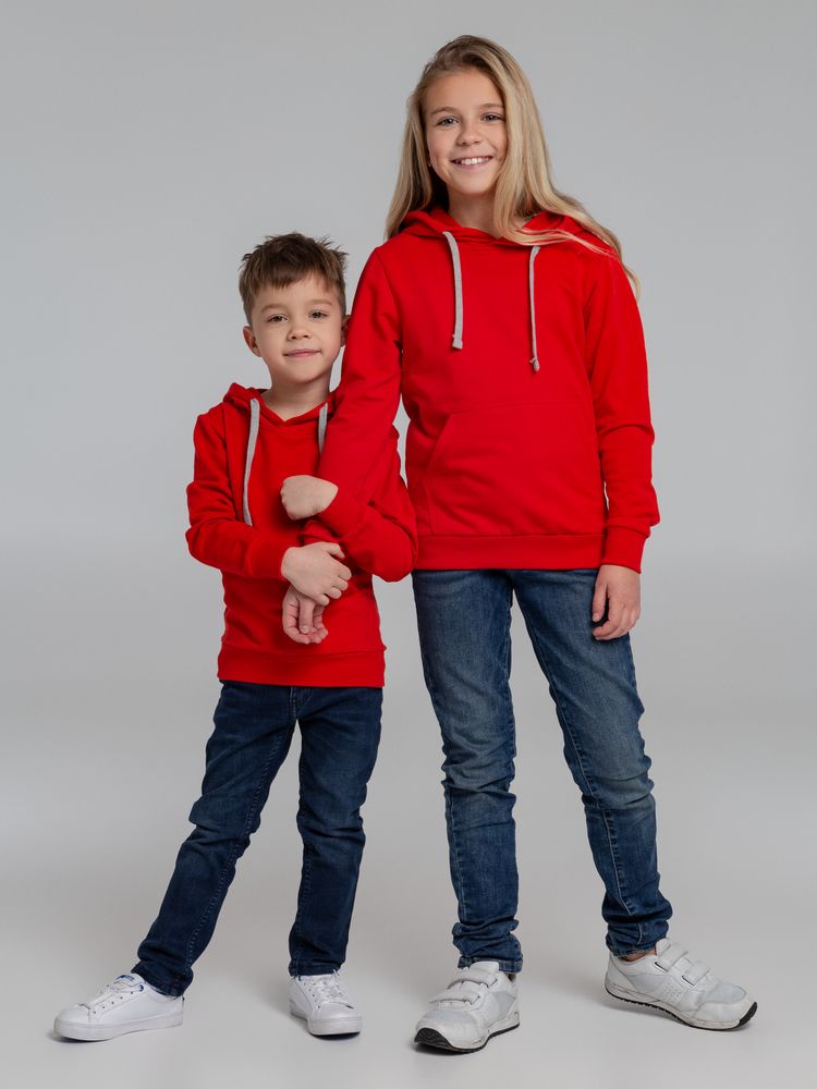 Толстовка с капюшоном детская Kirenga Kids, красная / Миниатюра WWW (1000)