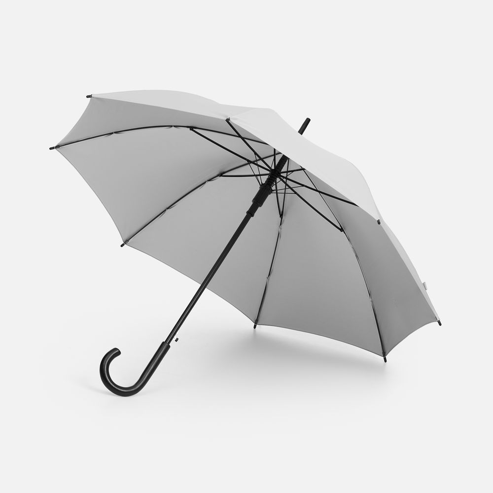 Зонт-трость Standard, серебристый / Миниатюра WWW (1000)
