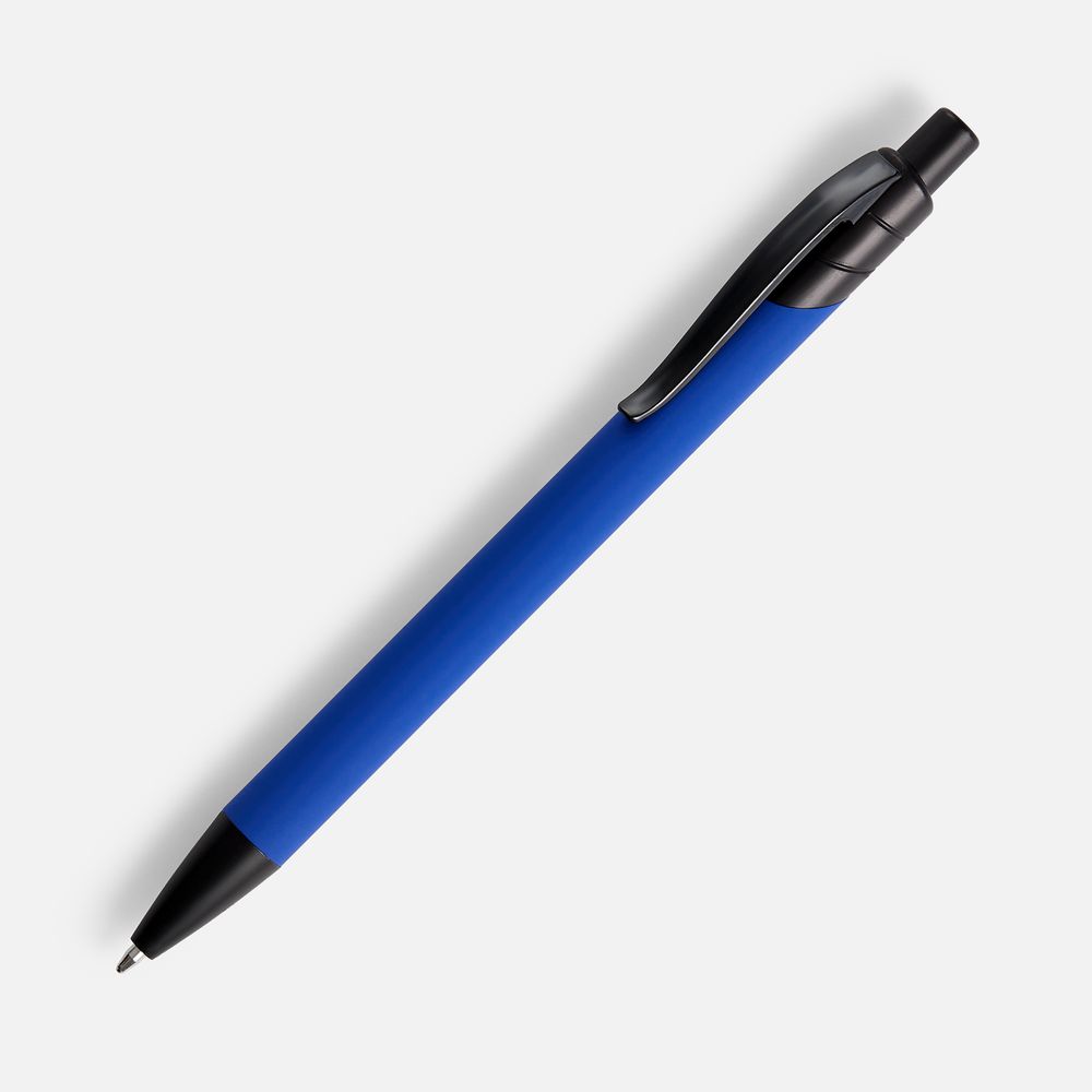 Ручка шариковая Undertone Black Soft Touch, ярко-синяя / Миниатюра WWW (1000)