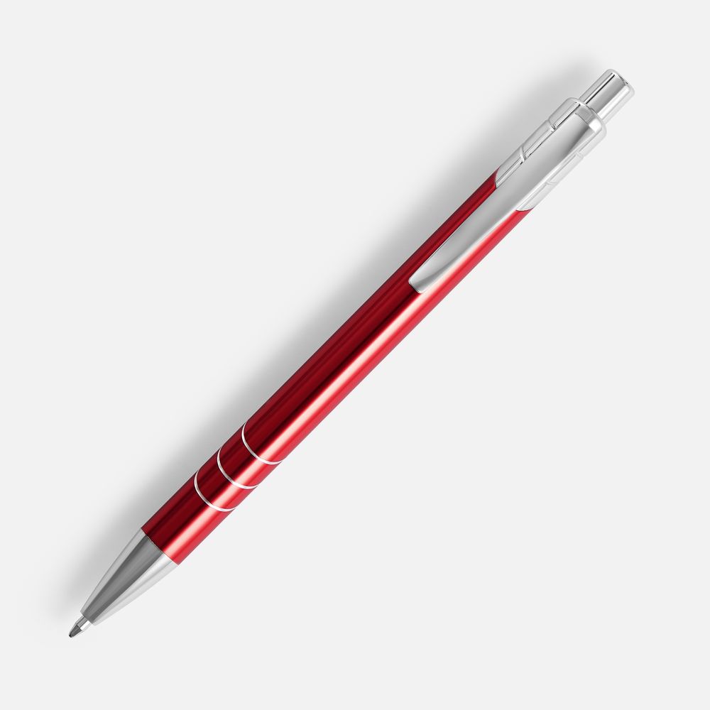 Ручка шариковая Underton Metallic, красная / Миниатюра WWW (1000)