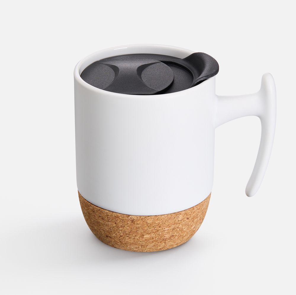 Кружка Corky Grip, белая / Миниатюра WWW (1000)