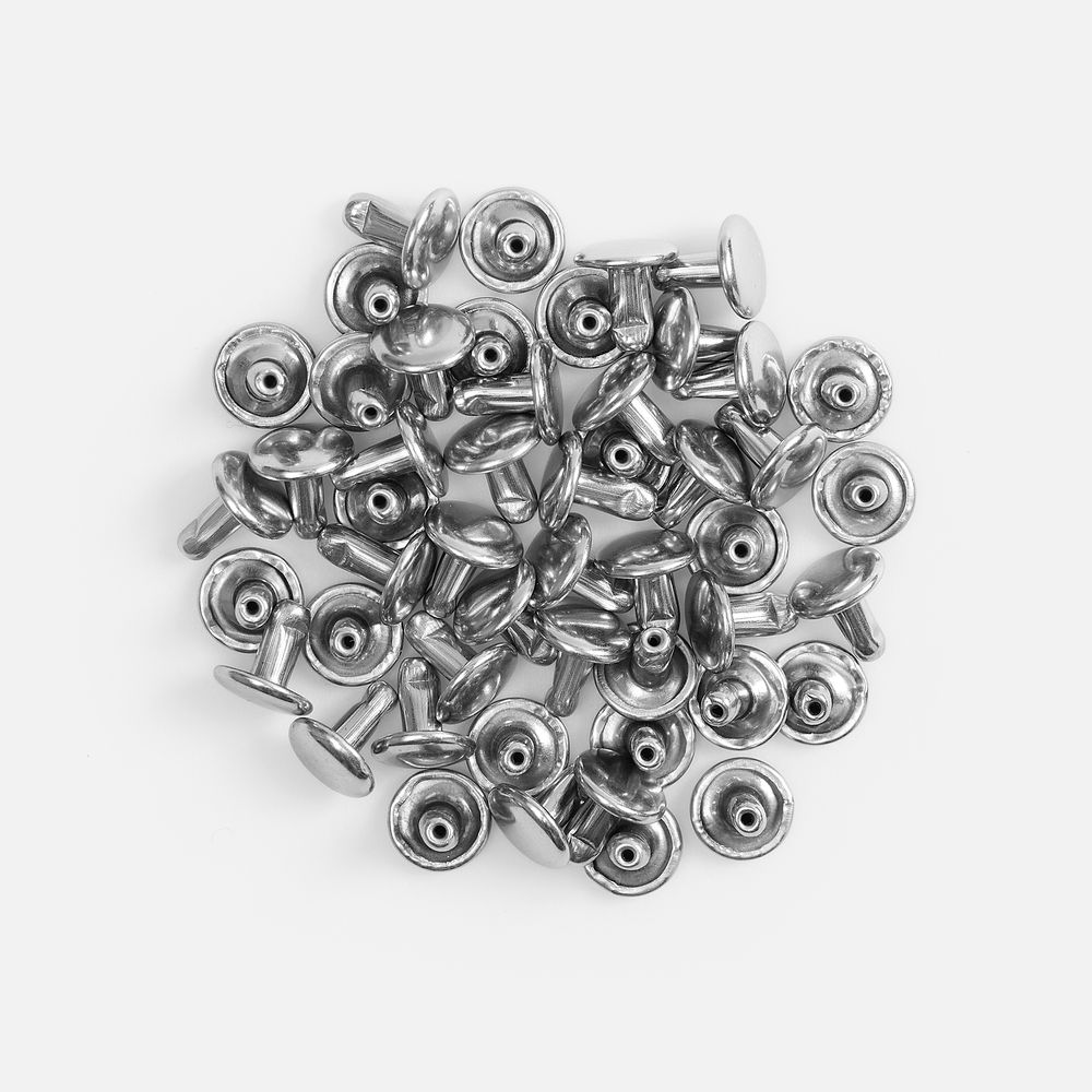 Заклепка Rivet, S, серебристая, ver.2 / Миниатюра WWW (1000)