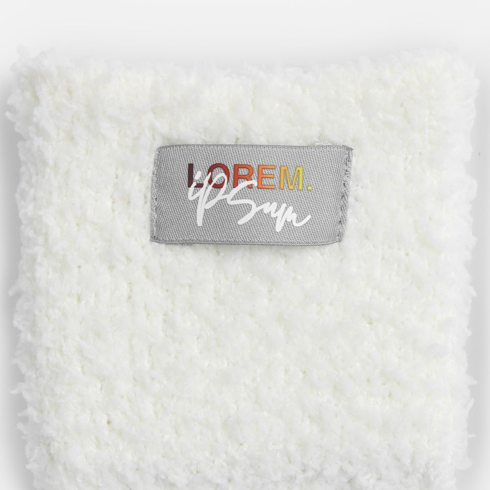 Носки Flaum, белые / Миниатюра нанесения (1000)