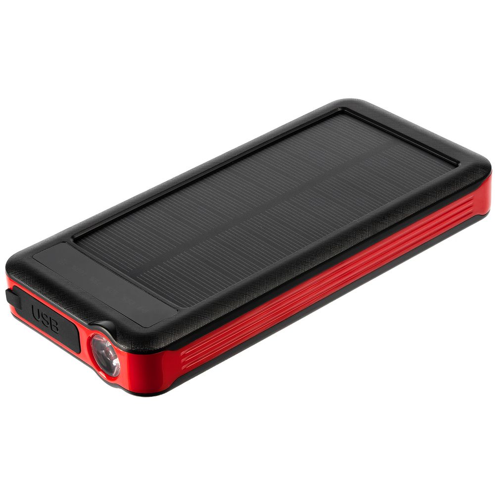 Аккумулятор с беспроводной зарядкой Holiday Maker Wireless, 10000 мАч, красный / Миниатюра WWW (1000)