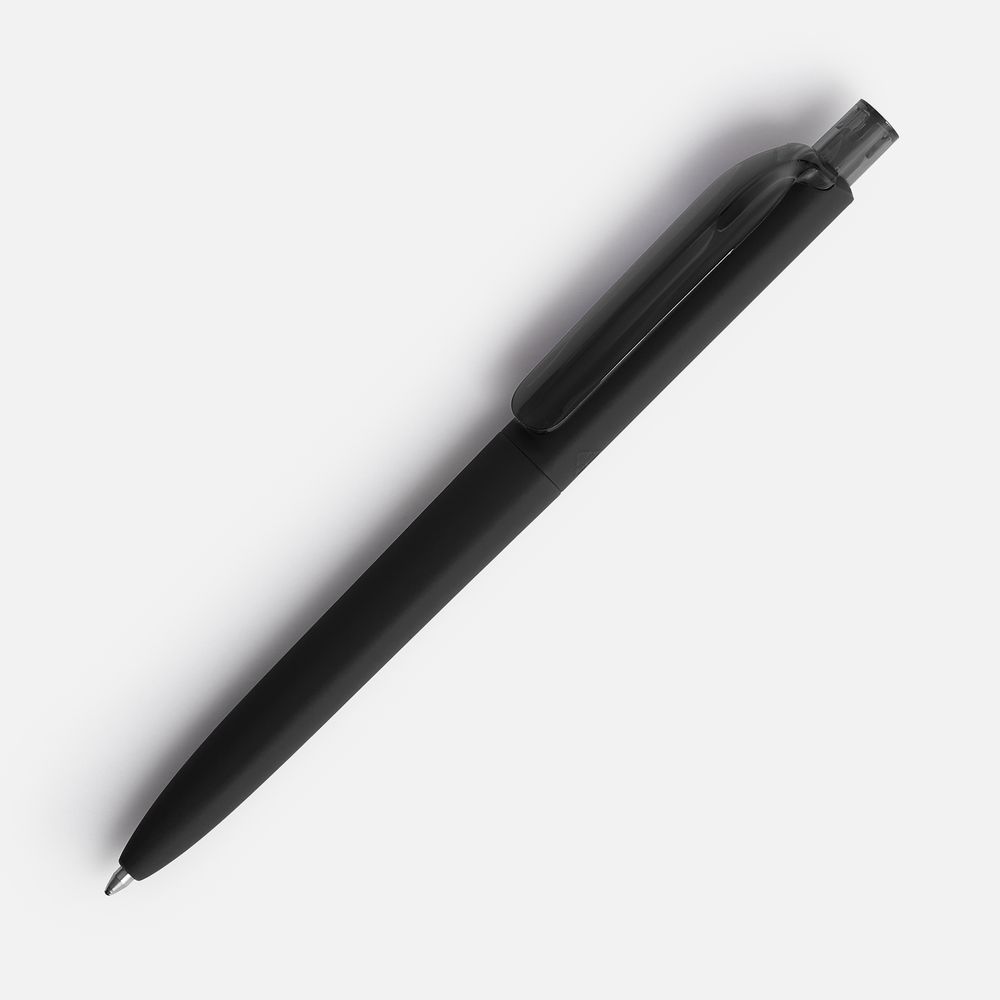 Ручка шариковая Prodir DS8 PRR-Т Soft Touch, черная / Миниатюра WWW (1000)