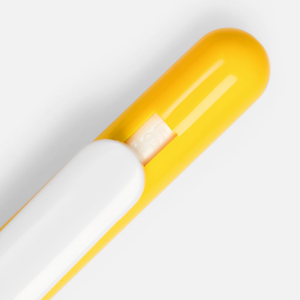 Ручка шариковая Slider, желтая с белым / Миниатюра WWW (1000)