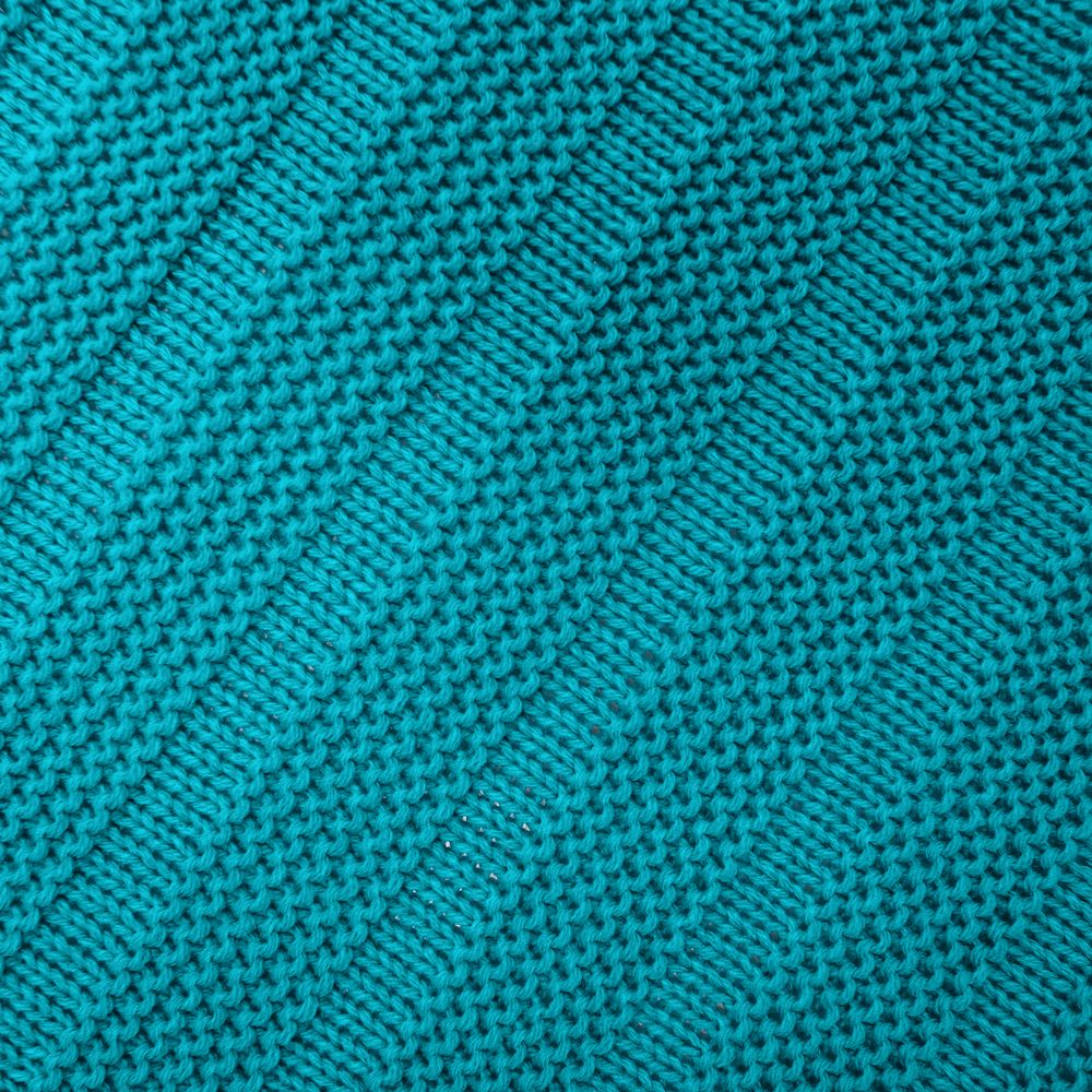 Плед Field, бирюзовый / Миниатюра WWW (1000)