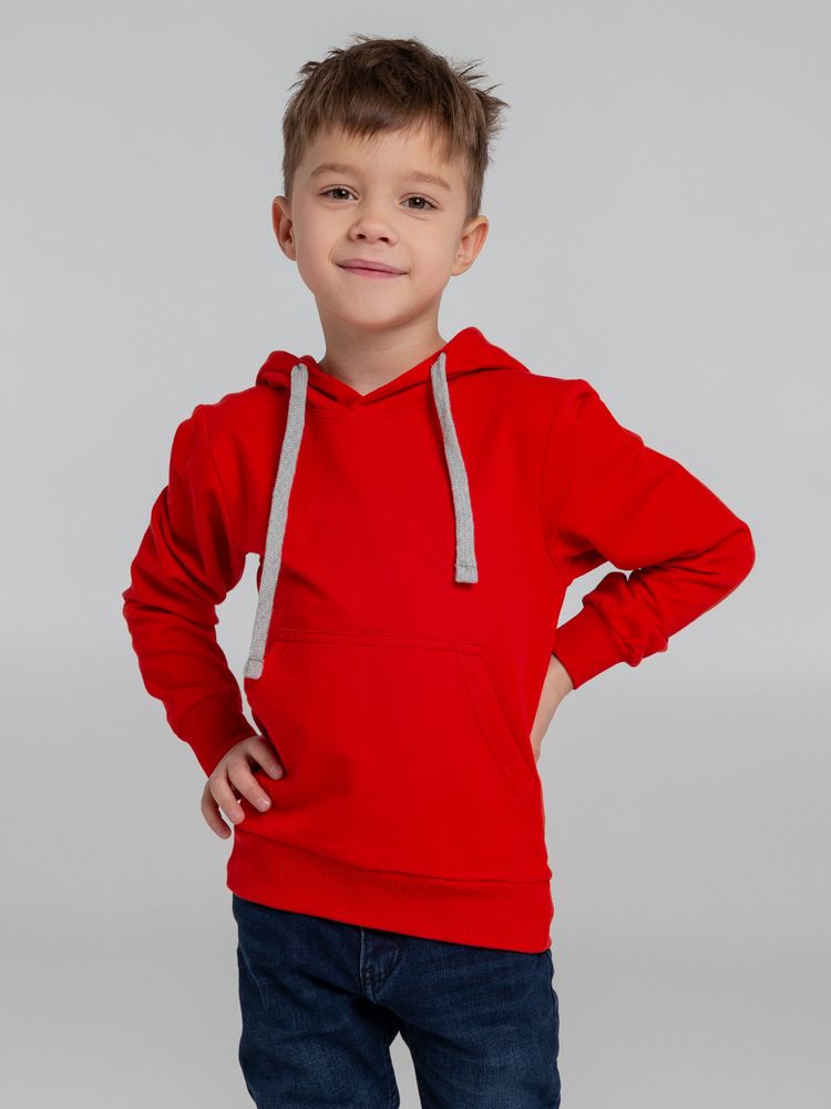 Толстовка с капюшоном детская Kirenga Kids, красная / Миниатюра WWW (1000)