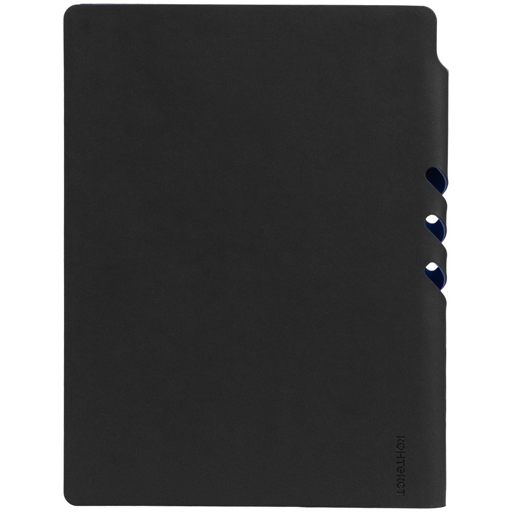 Ежедневник Flexpen Black, недатированный, черный с синим / Миниатюра WWW (1000)