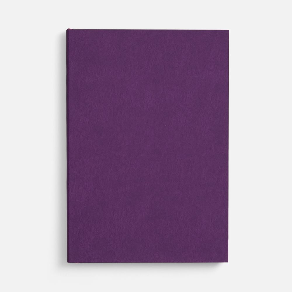 Ежедневник Flat, недатированный, фиолетовый, ver.2 / Миниатюра WWW (1000)