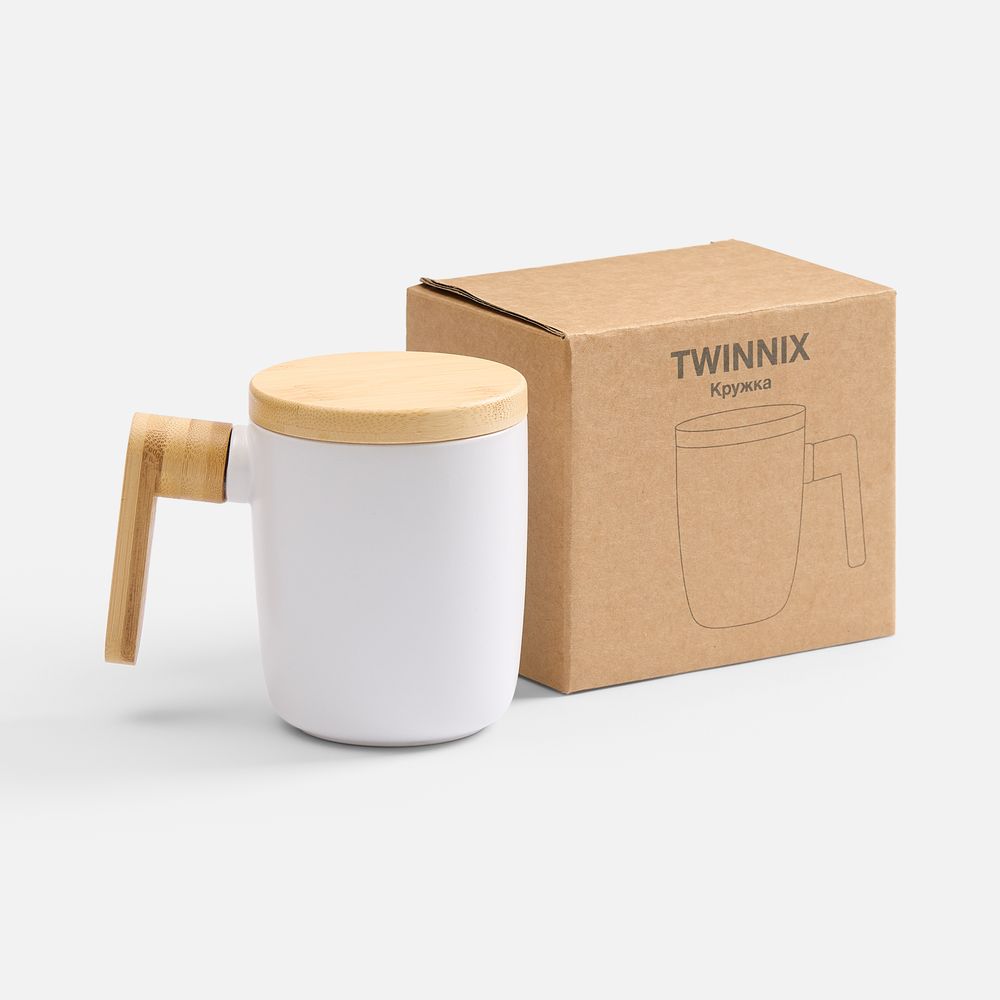 Кружка Twinnix, белая / Миниатюра (упак) (1000)