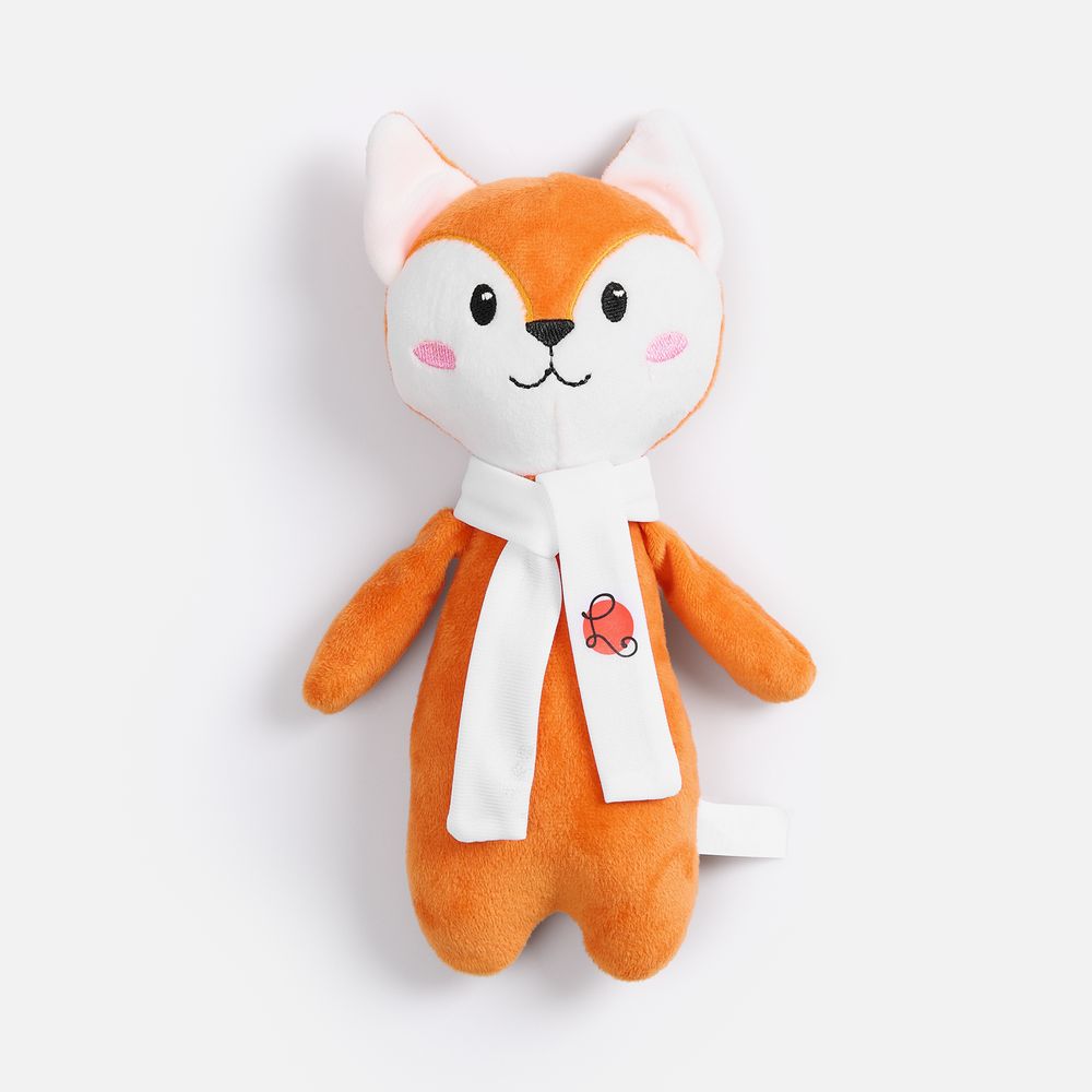 Мягкая игрушка Beastie Toys, лисенок с белым шарфом / Миниатюра нанесения (1000)