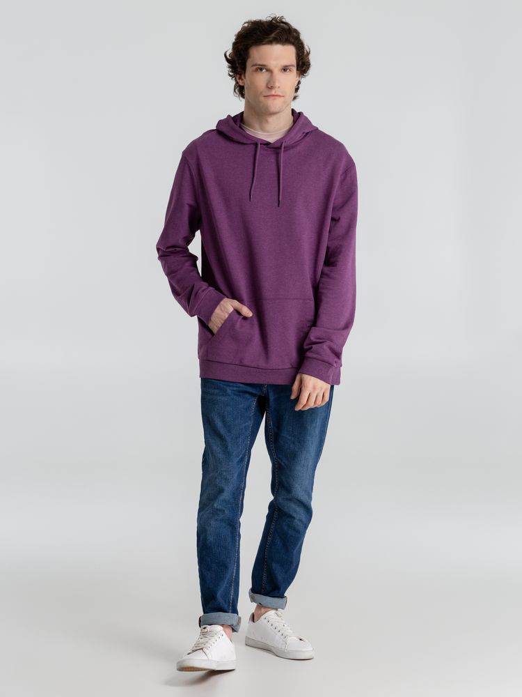 Толстовка с капюшоном унисекс Hoodie, фиолетовый меланж / Миниатюра WWW (1000)