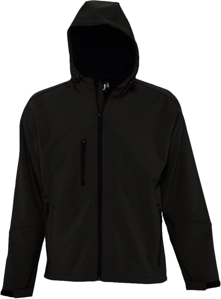 Куртка мужская с капюшоном Replay Men 340, черная / Миниатюра WWW (1000)