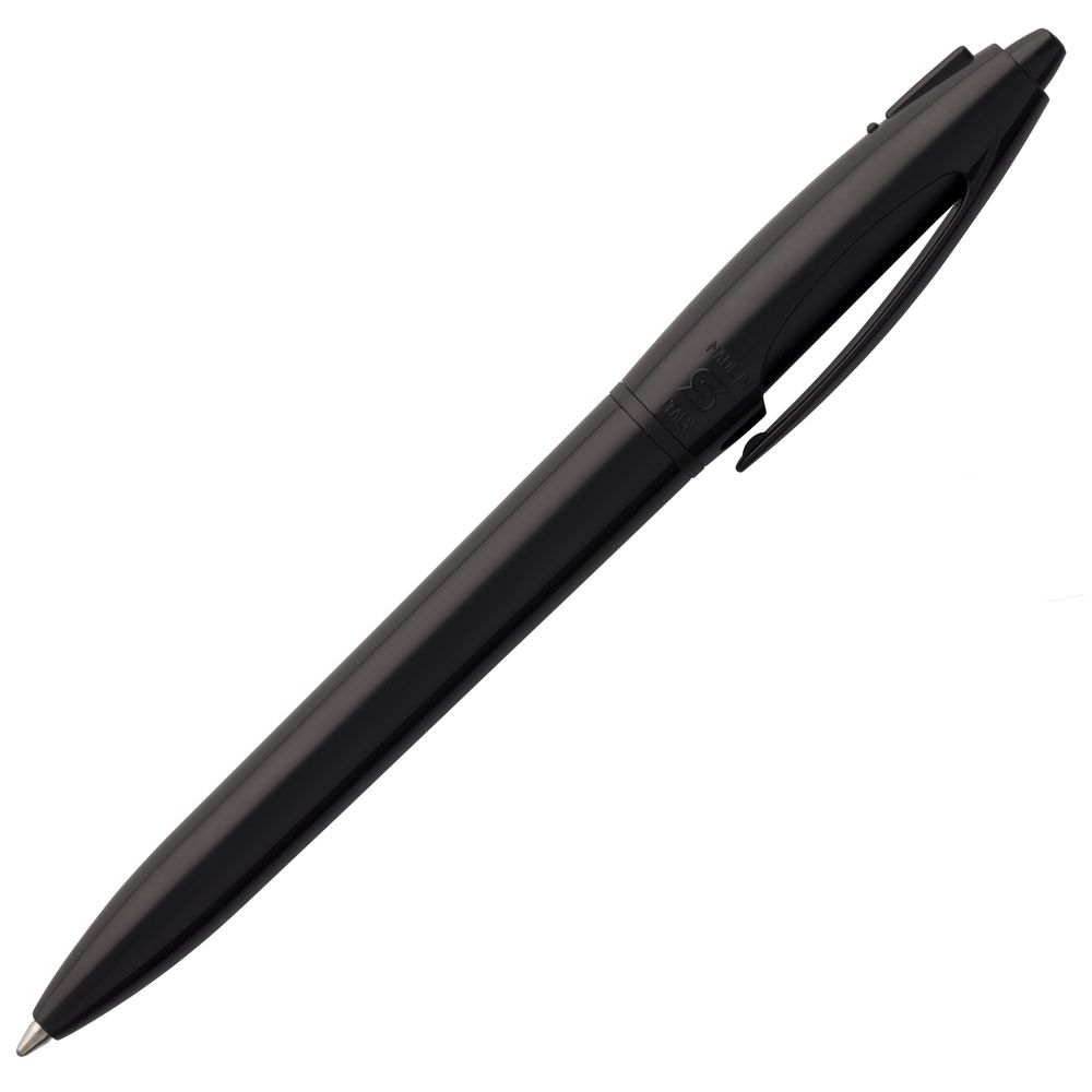 Ручка шариковая S! (Си), черная / Миниатюра WWW (1000)