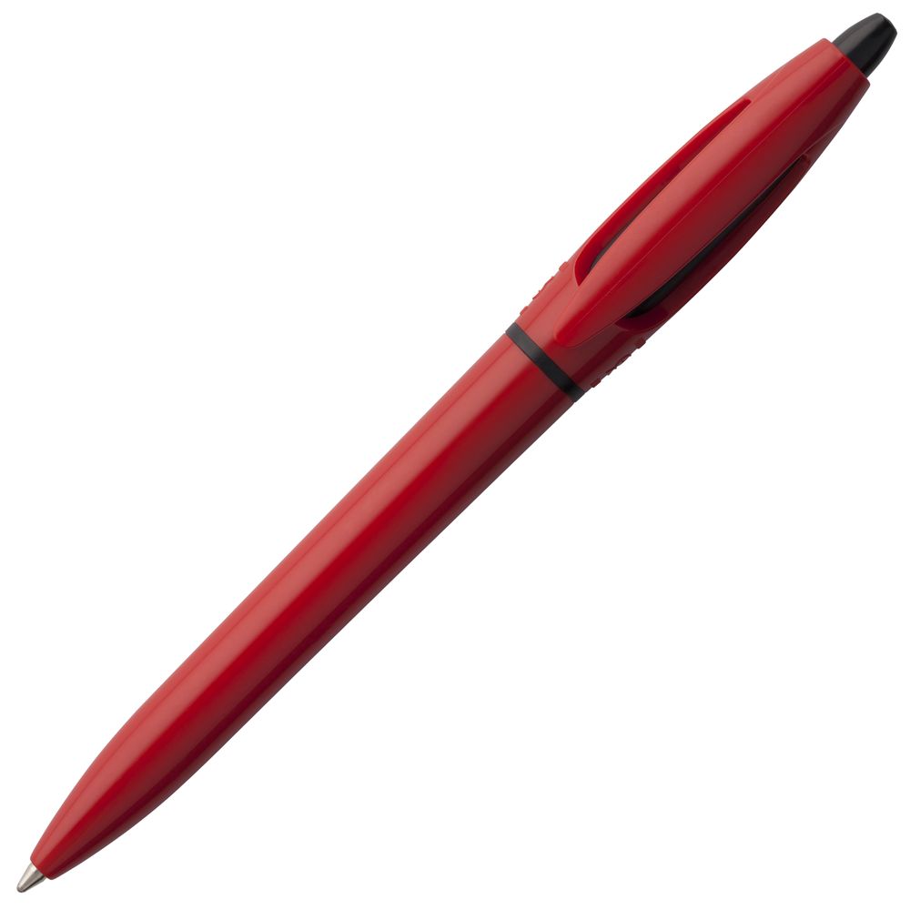 Ручка шариковая S! (Си), красная / Миниатюра WWW (1000)