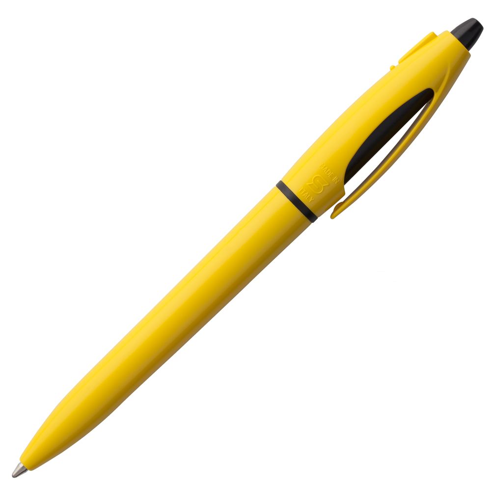 Ручка шариковая S! (Си), желтая / Миниатюра WWW (1000)