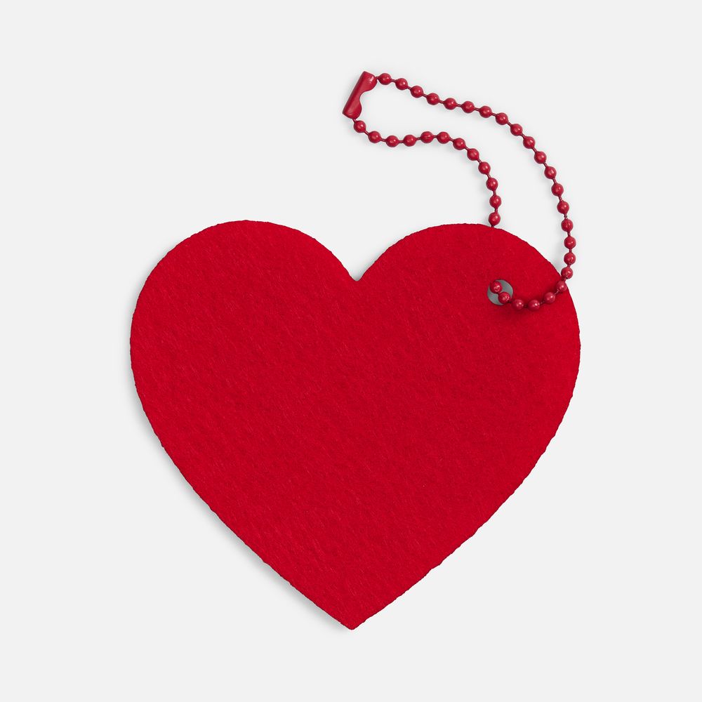 Шеврон из фетра Felt M, красный / Миниатюра нанесения (1000)