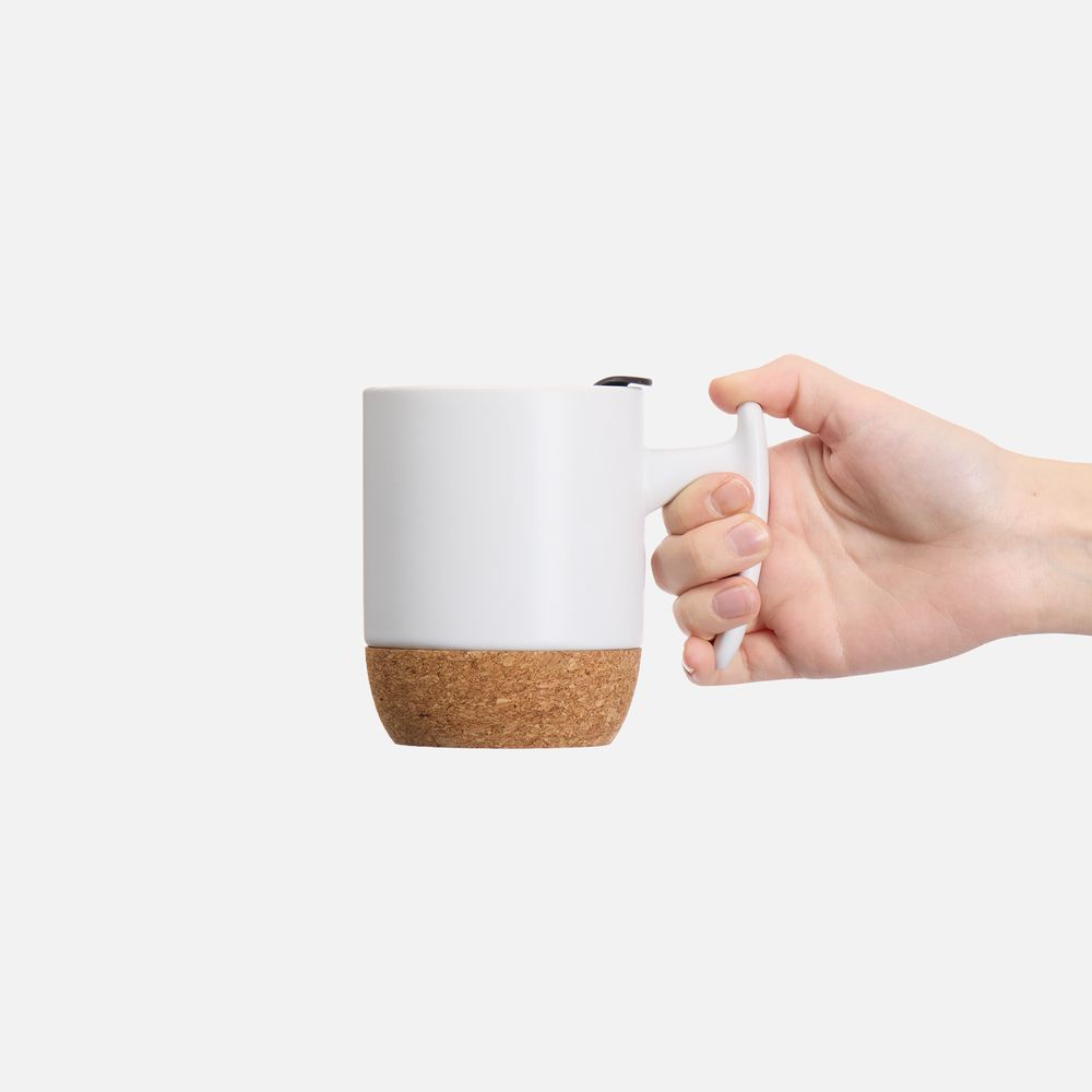 Кружка Corky Grip, белая / Миниатюра WWW (1000)