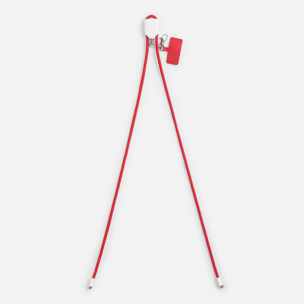 Кабель-ланьярд energyFlex Pro, красный / Миниатюра WWW (1000)