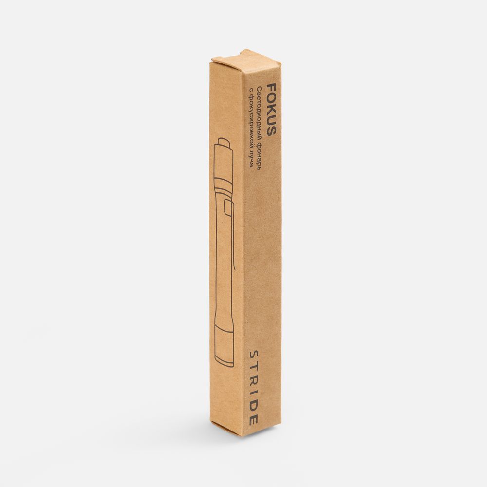 Фонарик с фокусировкой луча Fokus, синий металлик / Миниатюра WWW (1000)