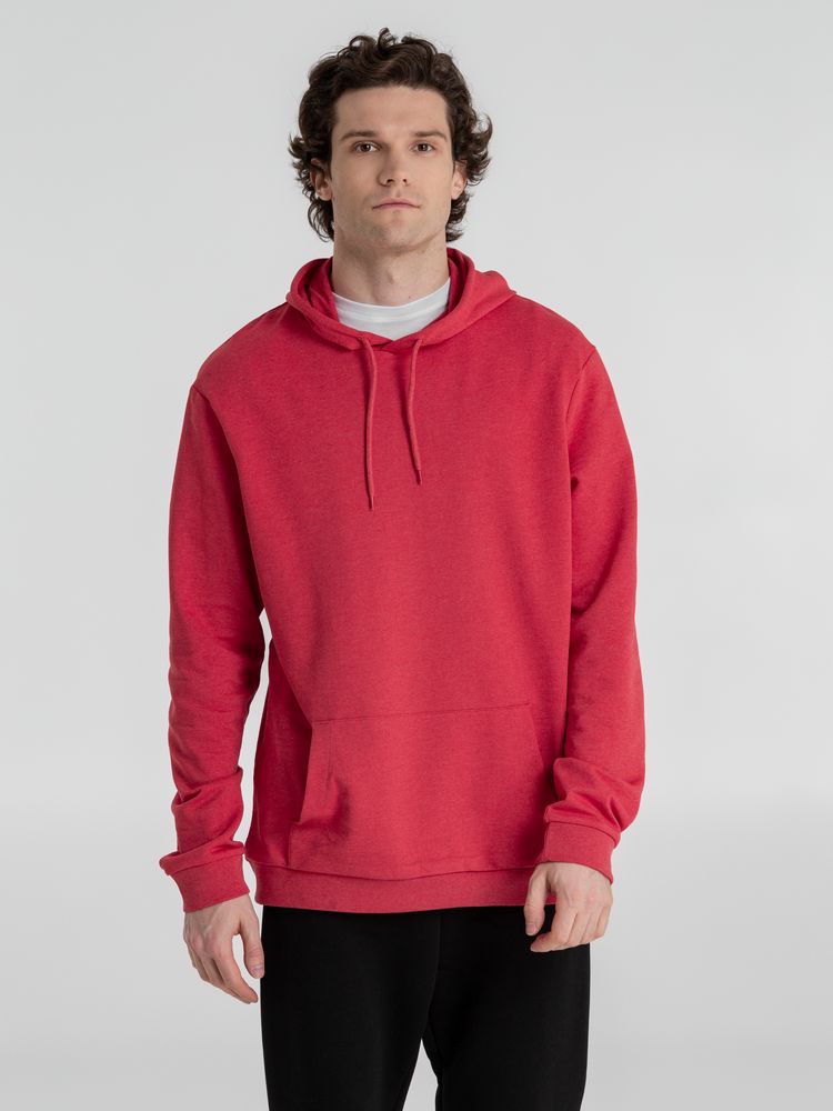 Толстовка с капюшоном унисекс Hoodie, красный меланж / Миниатюра WWW (1000)