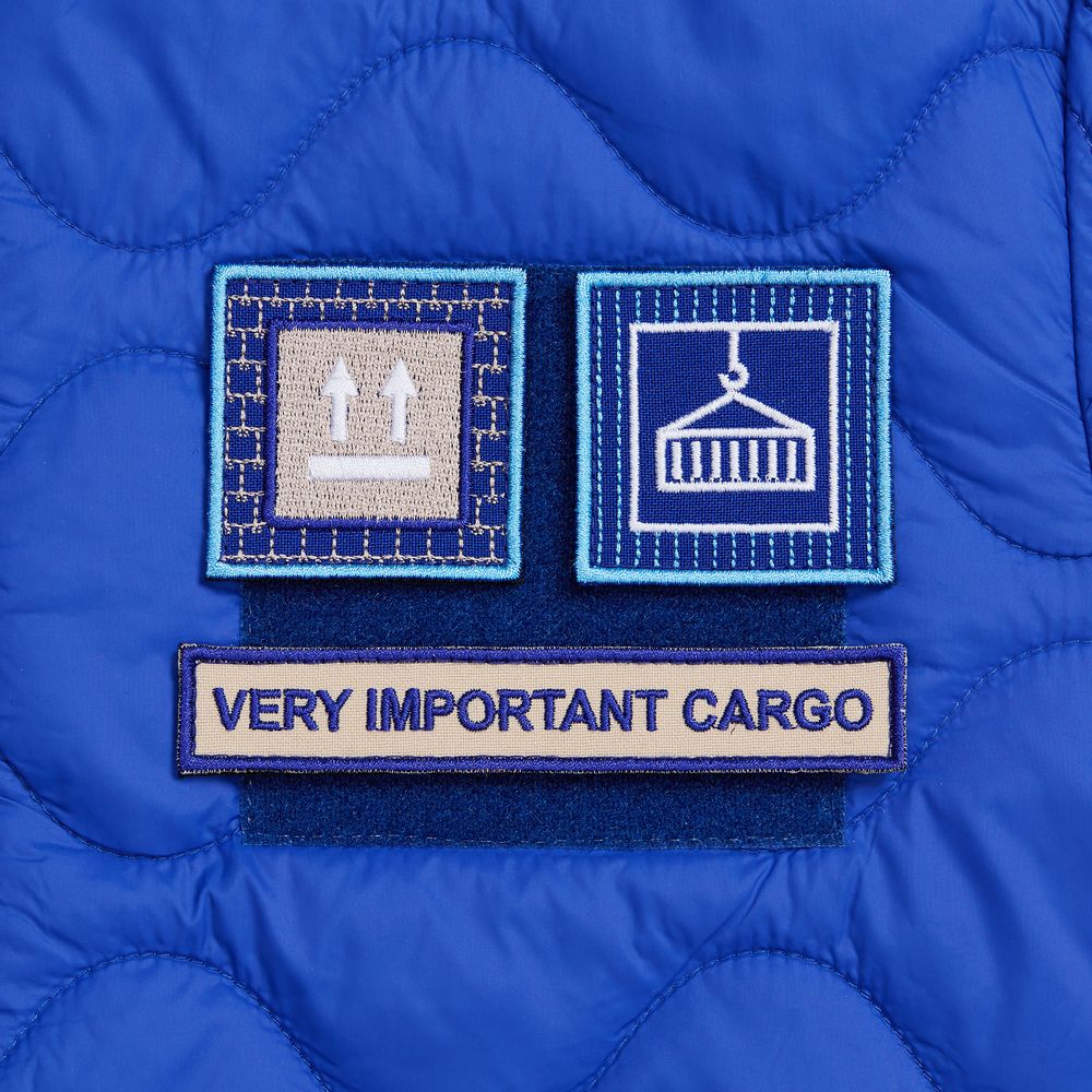 Шеврон из габардина Gabo S, синий / Миниатюра нанесения (1000)