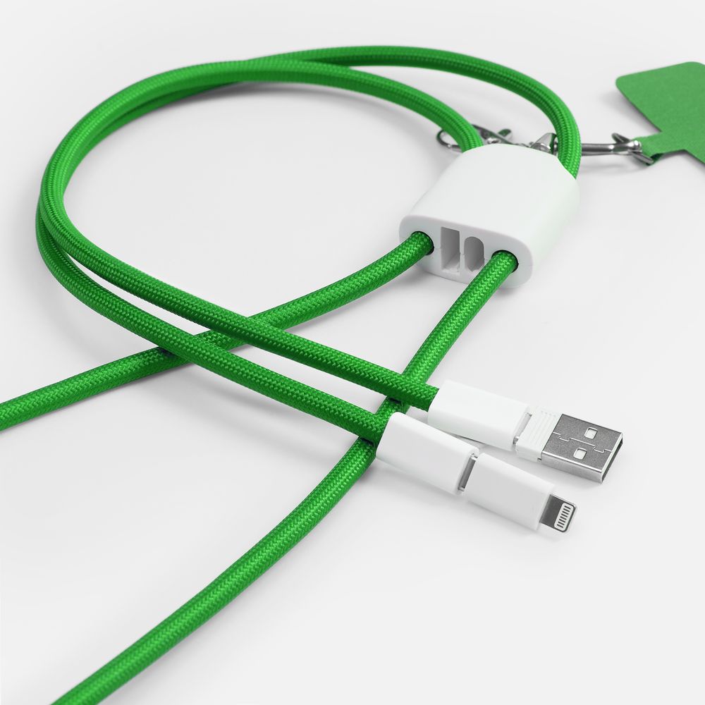 Кабель-ланьярд energyFlex Pro, зеленый / Миниатюра WWW (1000)