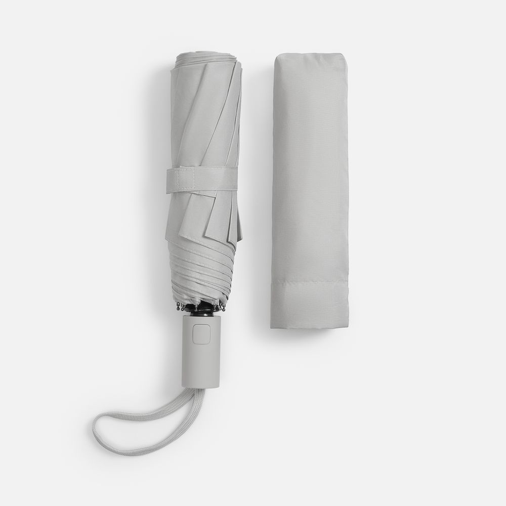 Зонт складной Cloudex, светло-серый / Миниатюра WWW (1000)