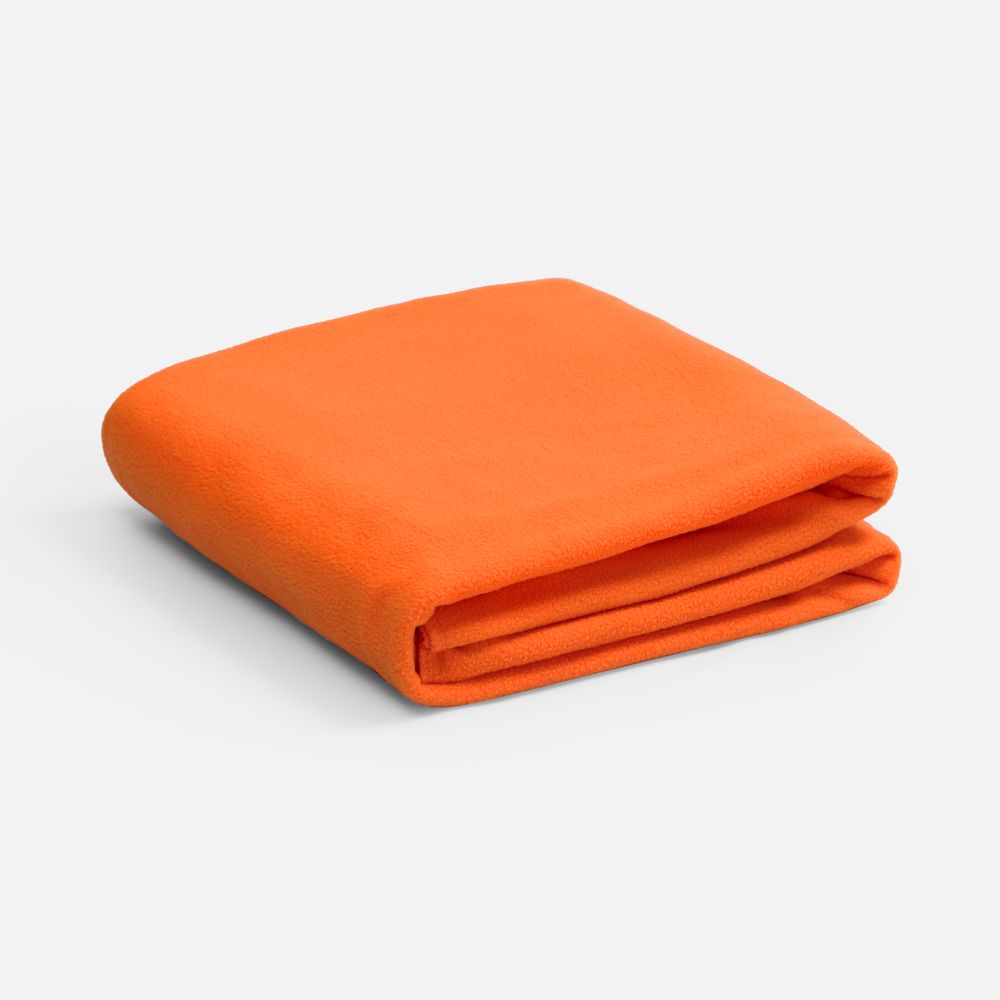 Флисовый плед Warm&Peace XL, оранжевый / Миниатюра WWW (1000)