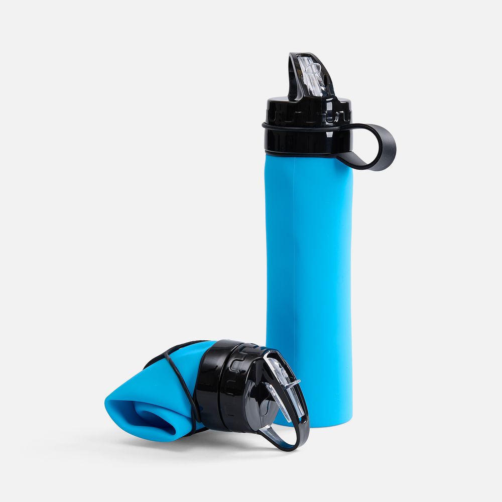 Складная бутылка для воды Langfossen, голубая / Миниатюра WWW (1000)