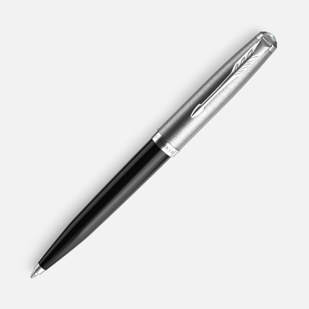 Ручка шариковая Parker 51 Black CT, черная / Миниатюра WWW (1000)